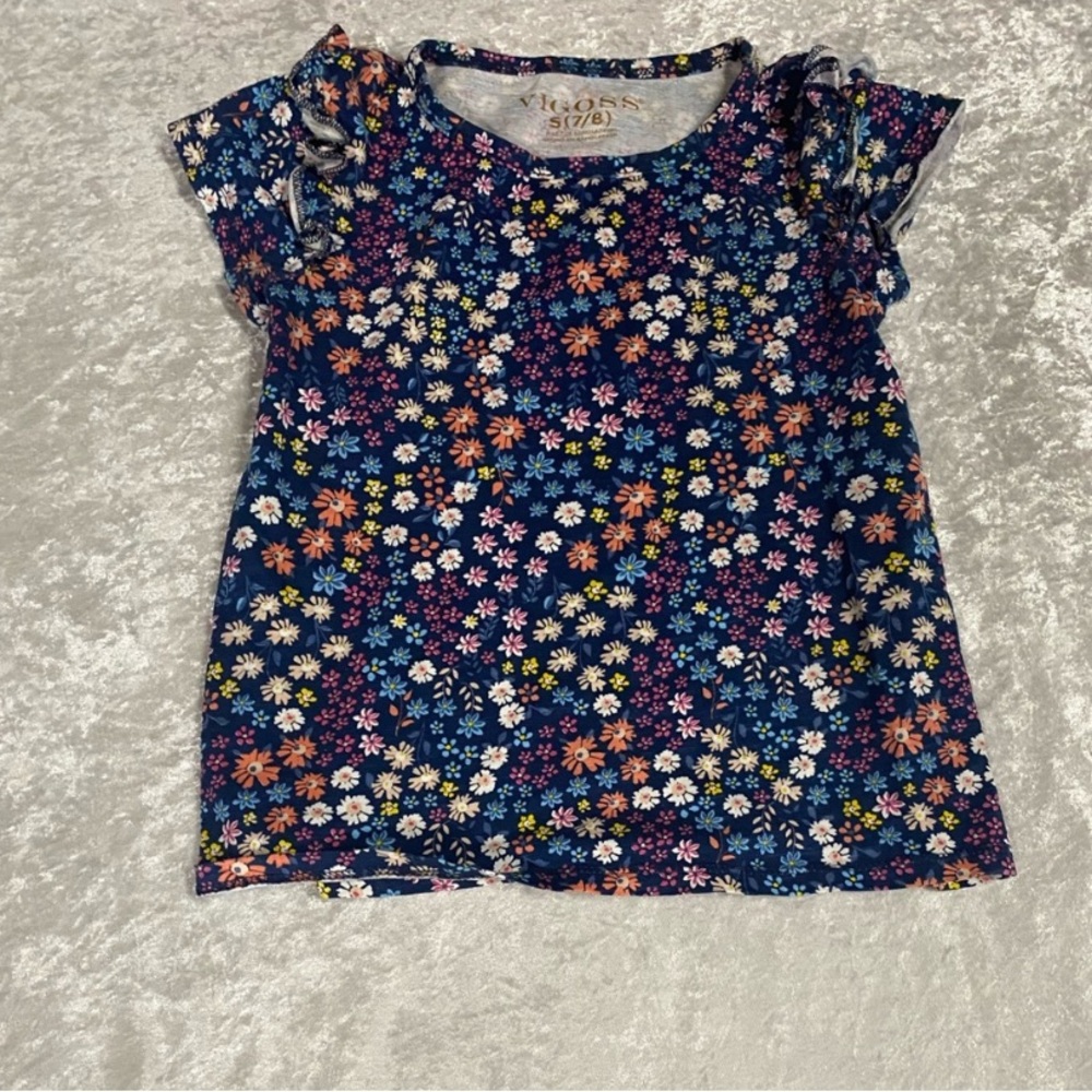 Girls set denim shorts and shirt overalls - Picture 7 of 9